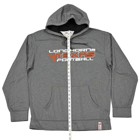 Texas Longhorns Majestic Section 101 Football Hoodie Sweatshirt Men's Medium - Picture 3 of 7